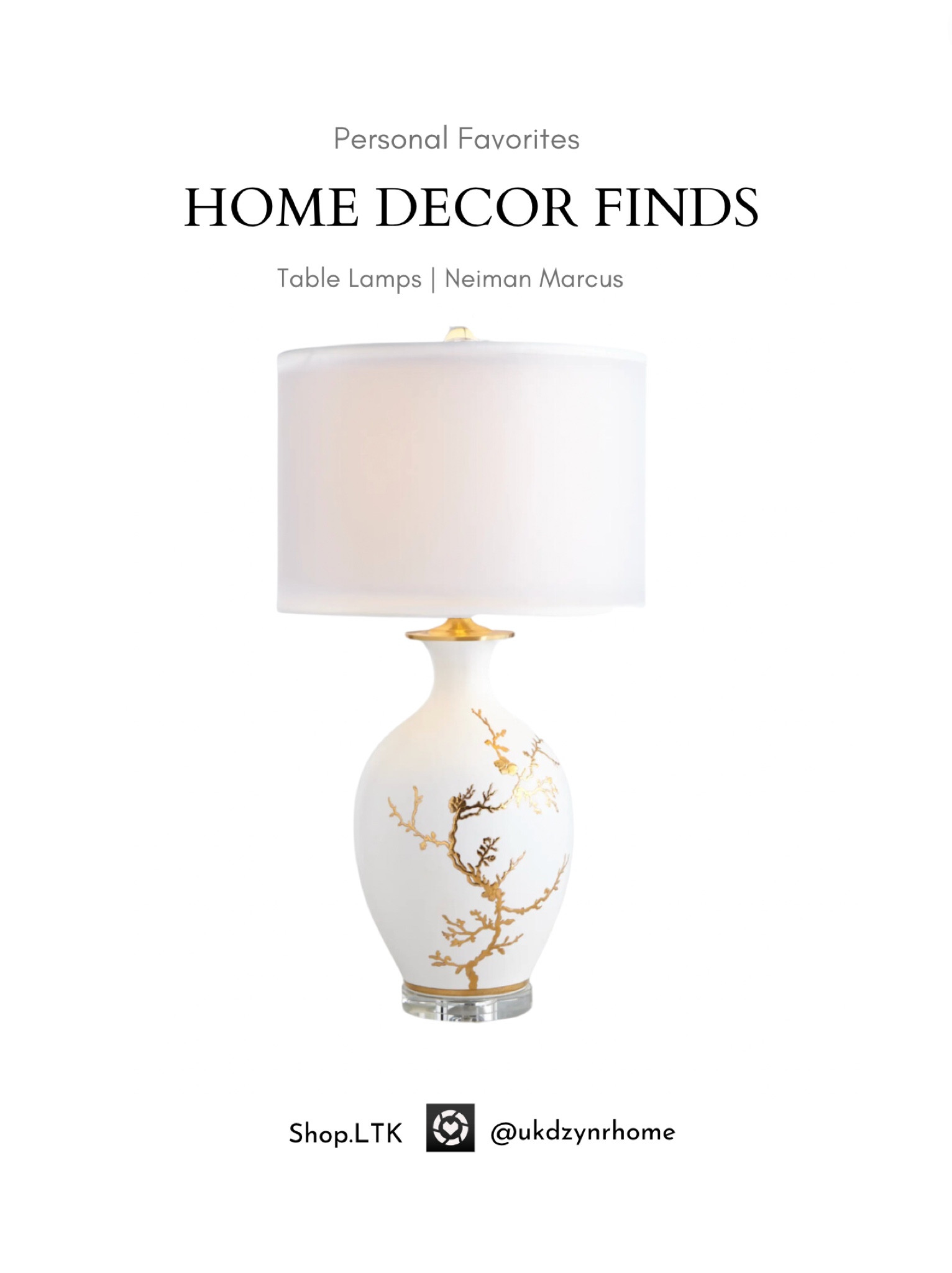 Table Lamps

Porcelain Table Lamps
Ceramic Table Lamps
Crystal Table Lamps

#LTKFind #LTKhome