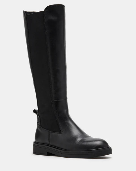 KYLIA BLACK LEATHER | Steve Madden (US)