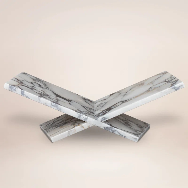 Genuine Marble TableTop Book Stand | Wayfair North America