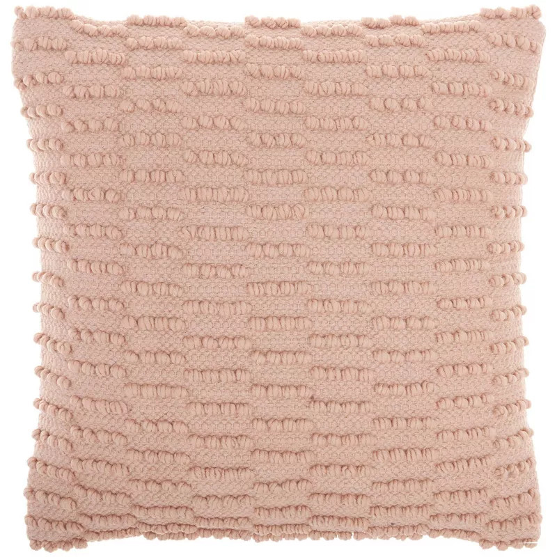 18"x18" Life Styles Woven Dot and Striped Square Throw Pillow - Mina Victory | Target