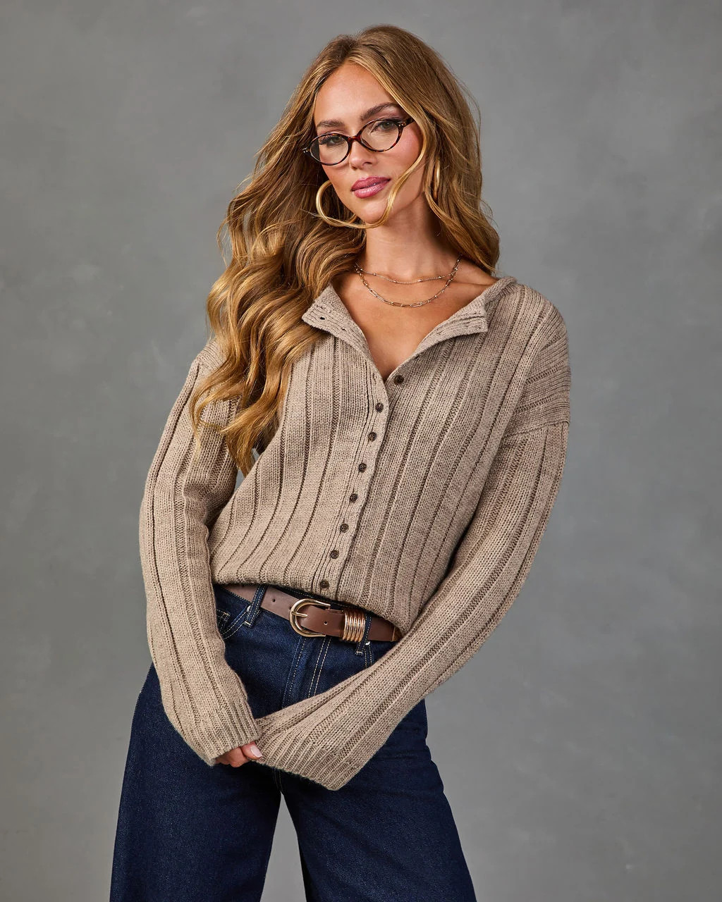 Collected Moments Ribbed Knit Cardigan | VICI