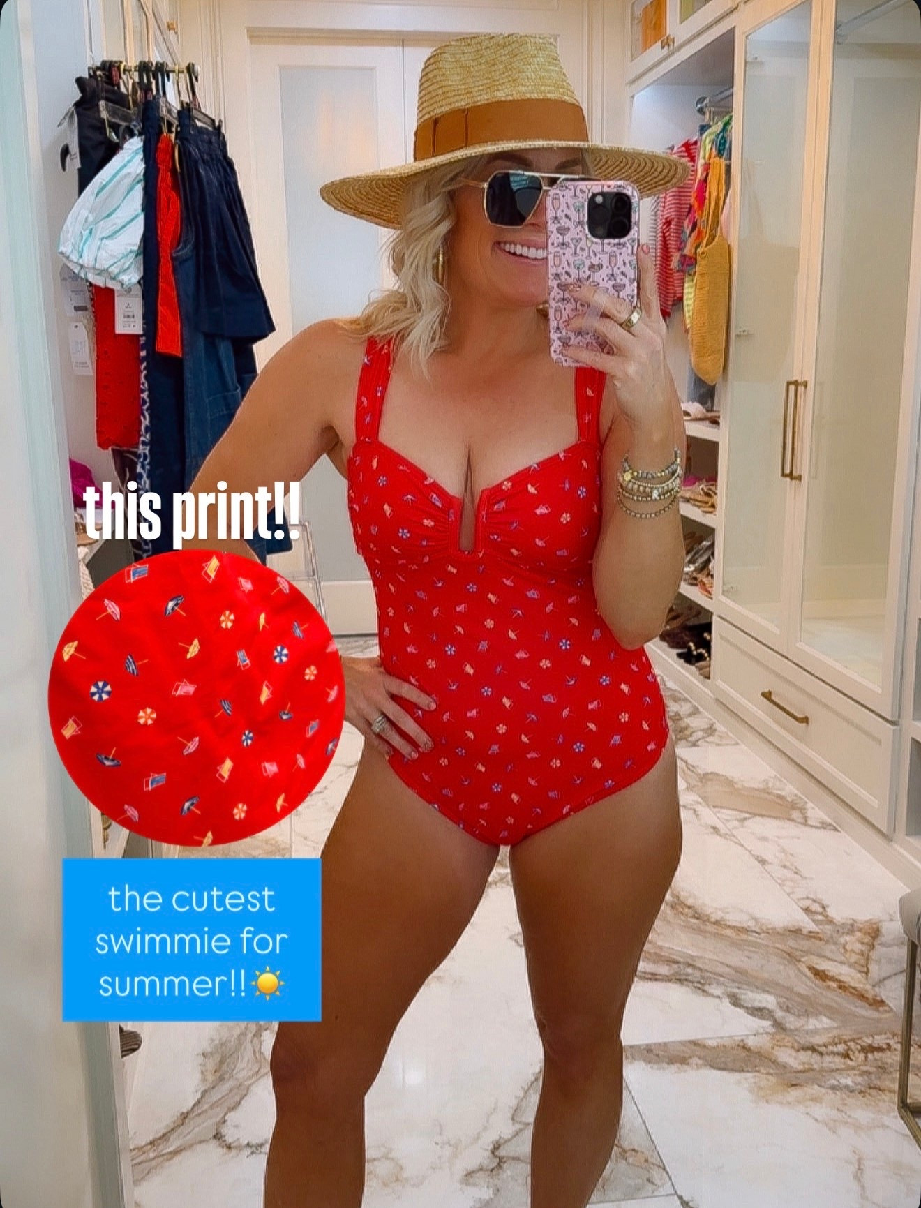 This swimsuit is the cutest print! - medium