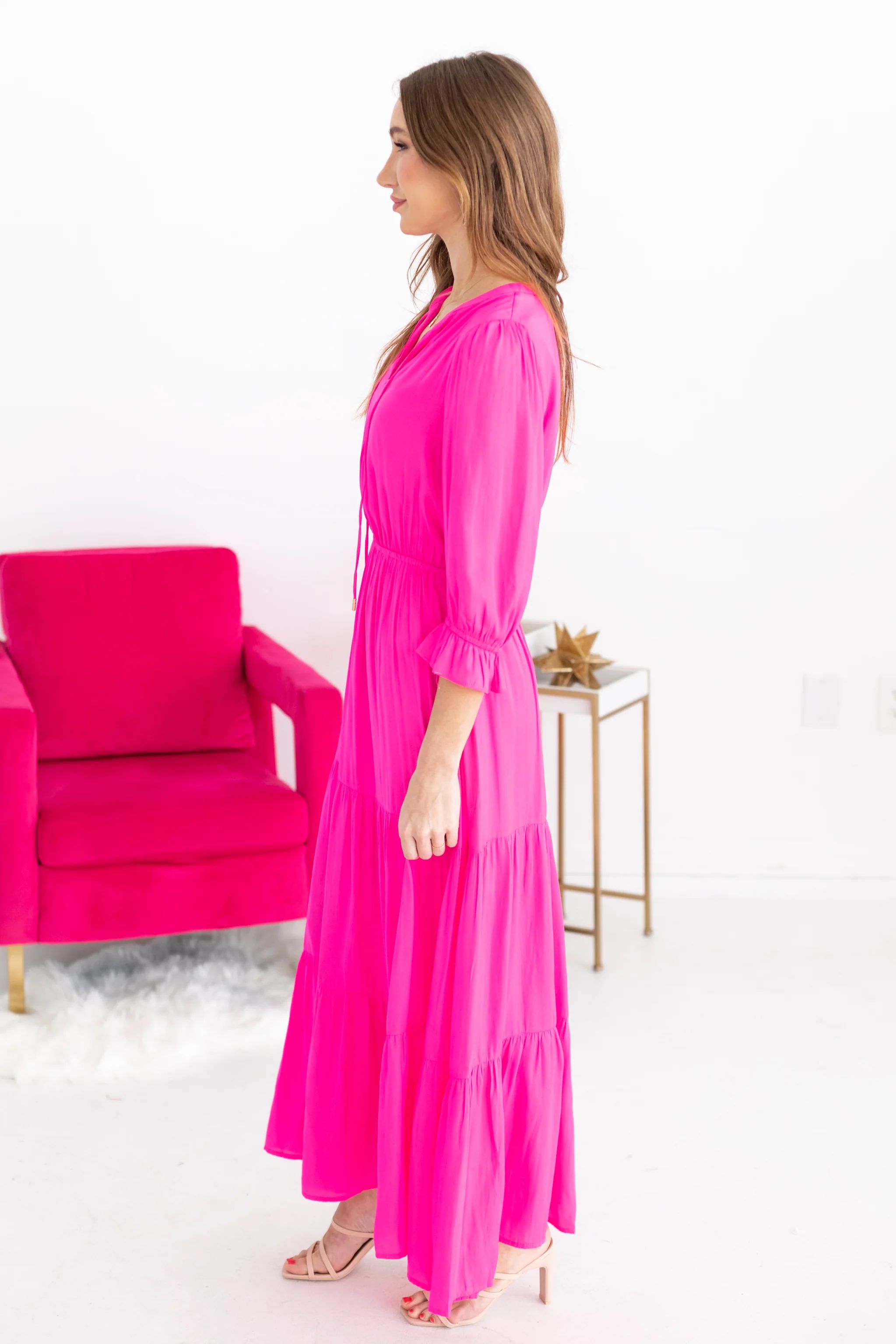 Taylor Dress- Pink | Avara