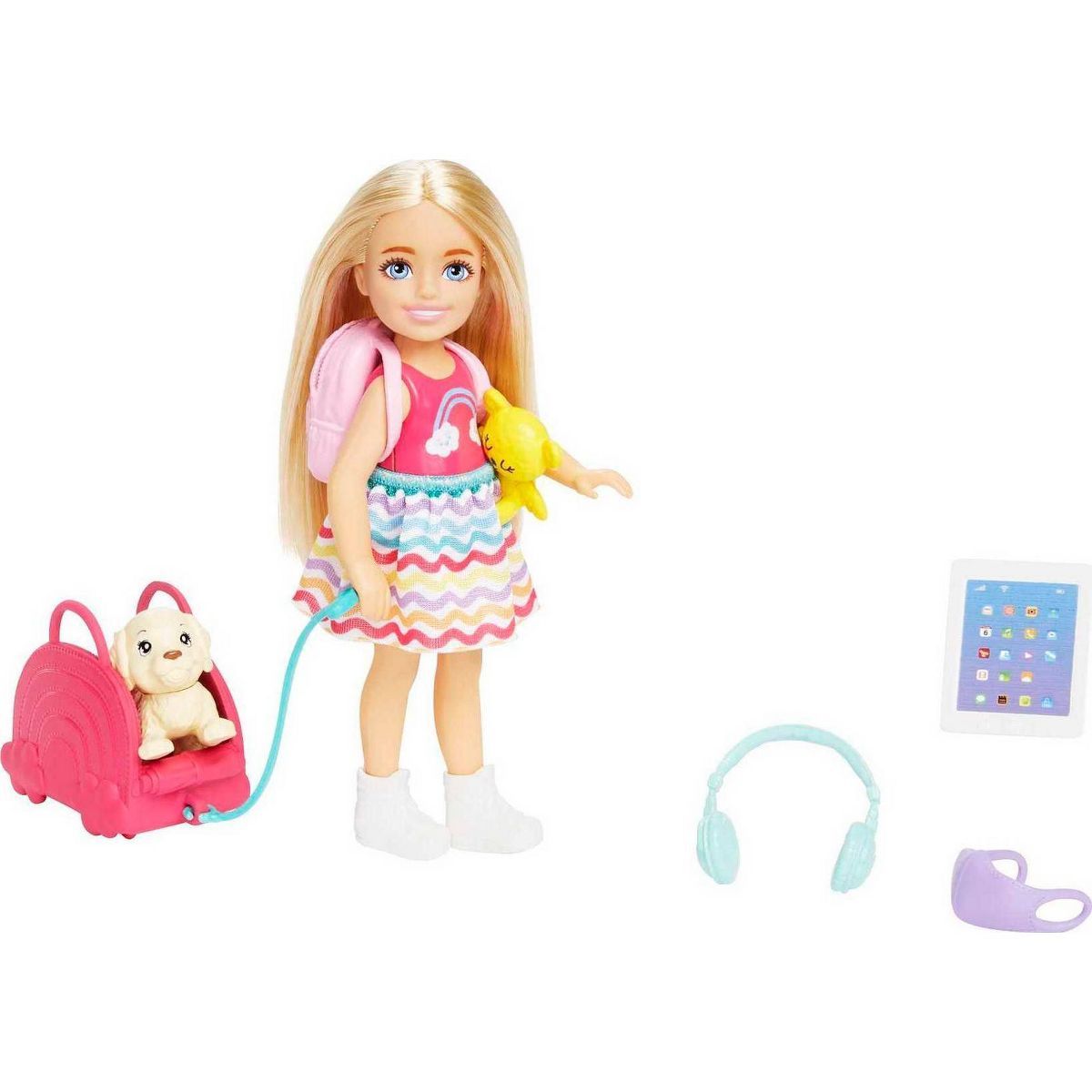 Barbie Toys, Chelsea Doll and Accessories Travel Set with Puppy | Target