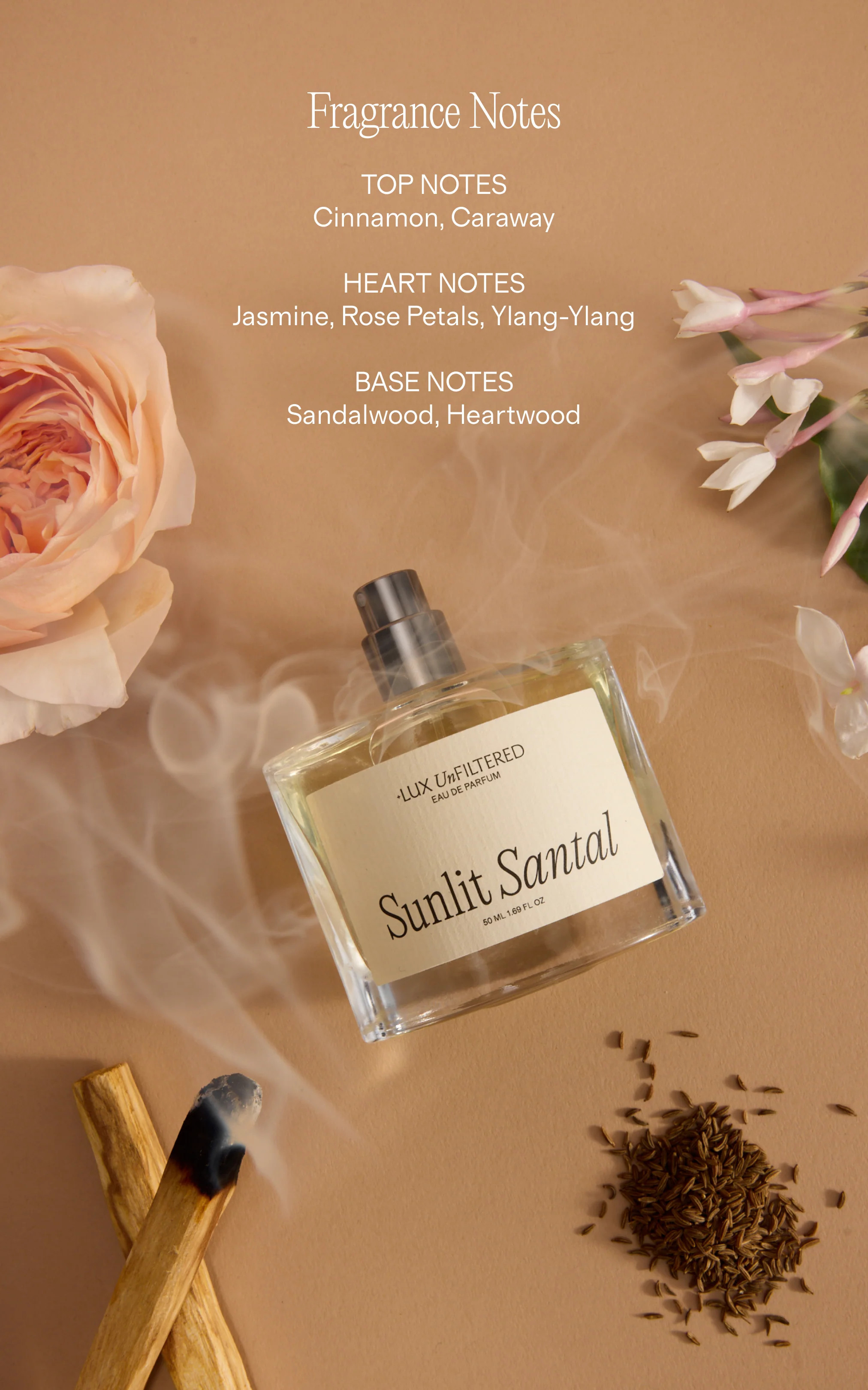 Sunlit Santal Eau De Parfum | + LUX UNFILTERED | + Lux Unfiltered, Inc.