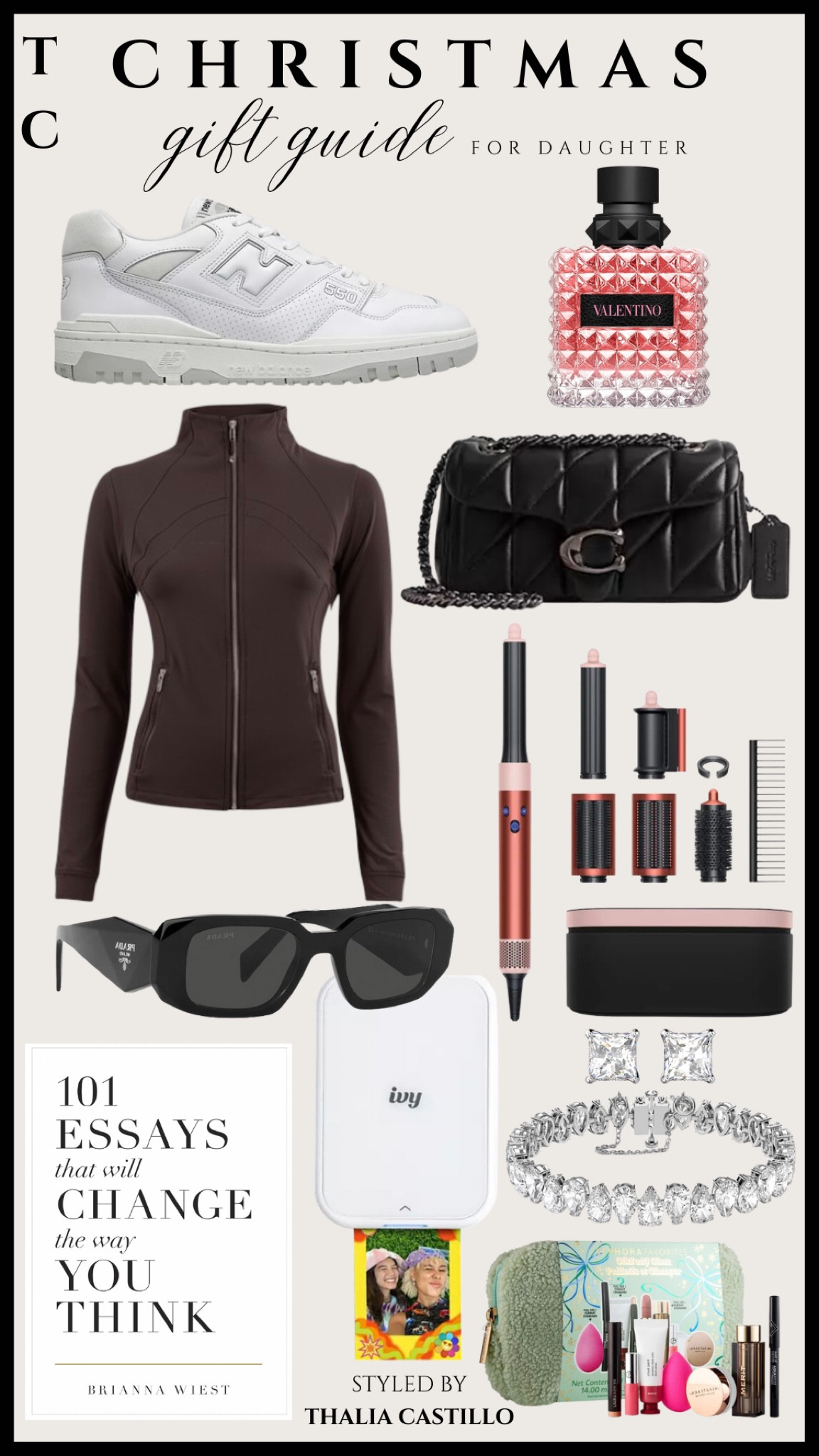 🎁✨ Christmas Gift Guide for Your Daughter ✨🎁 Whether she’s into fashion, self-care, or tech, this guide has everything she’ll love this holiday season! From trendy New Balance sneakers and chic designer bags to must-have beauty sets and the viral Dyson Airwrap, these gifts will make her holiday unforgettable. 🎄💖 Tap to shop the top picks and check off your wishlist early! Don’t forget to like, comment your favorites, share this post, and follow for more holiday gift inspiration! ✨ #ChristmasGiftGuide #GiftsForHer #HolidayGiftsForDaughter #LuxuryGifts #LTKHoliday #TeenGiftIdeas #HolidayShopping

#LTKCyberWeek #LTKHoliday #LTKGiftGuide