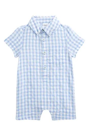 Nordstrom Matching Family Moments Gingham Button-Down Romper | Nordstrom | Nordstrom
