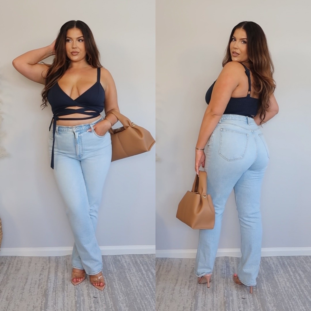 Easy Summer Date Night/ Casual Going-out Look! 

Wearing a L in the top
31R in the jeans!

#LTKSeasonal #LTKMidsize

Denim, going out outfit Inspo, kitten heel
