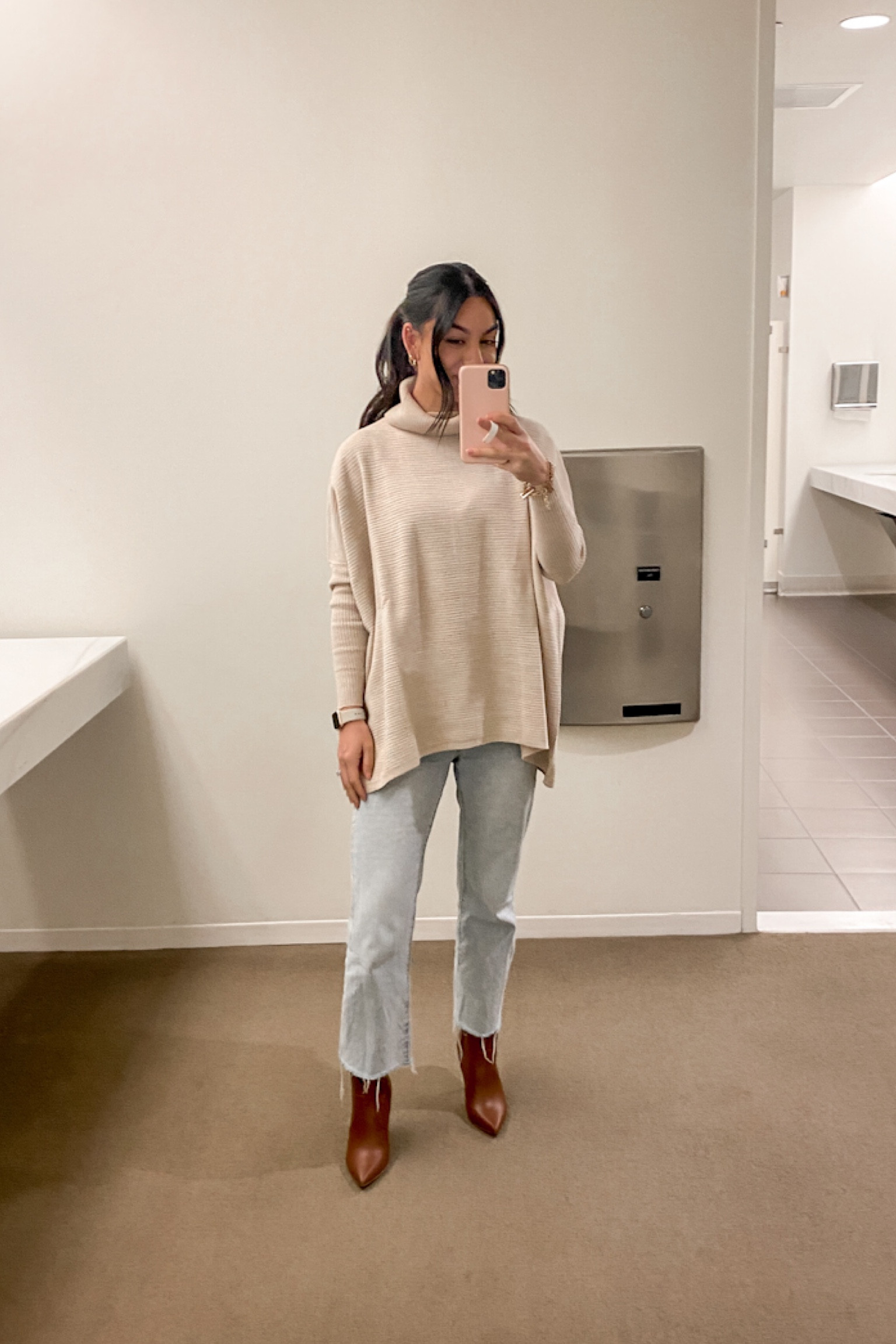 Business casual outfit inspo. Casual office outfit. Office workwear. 

These heeled booties are on sale at Nordstrom Rack!

#businesscasual #workwear #officeoutfit

#LTKunder100 #LTKworkwear #LTKsalealert