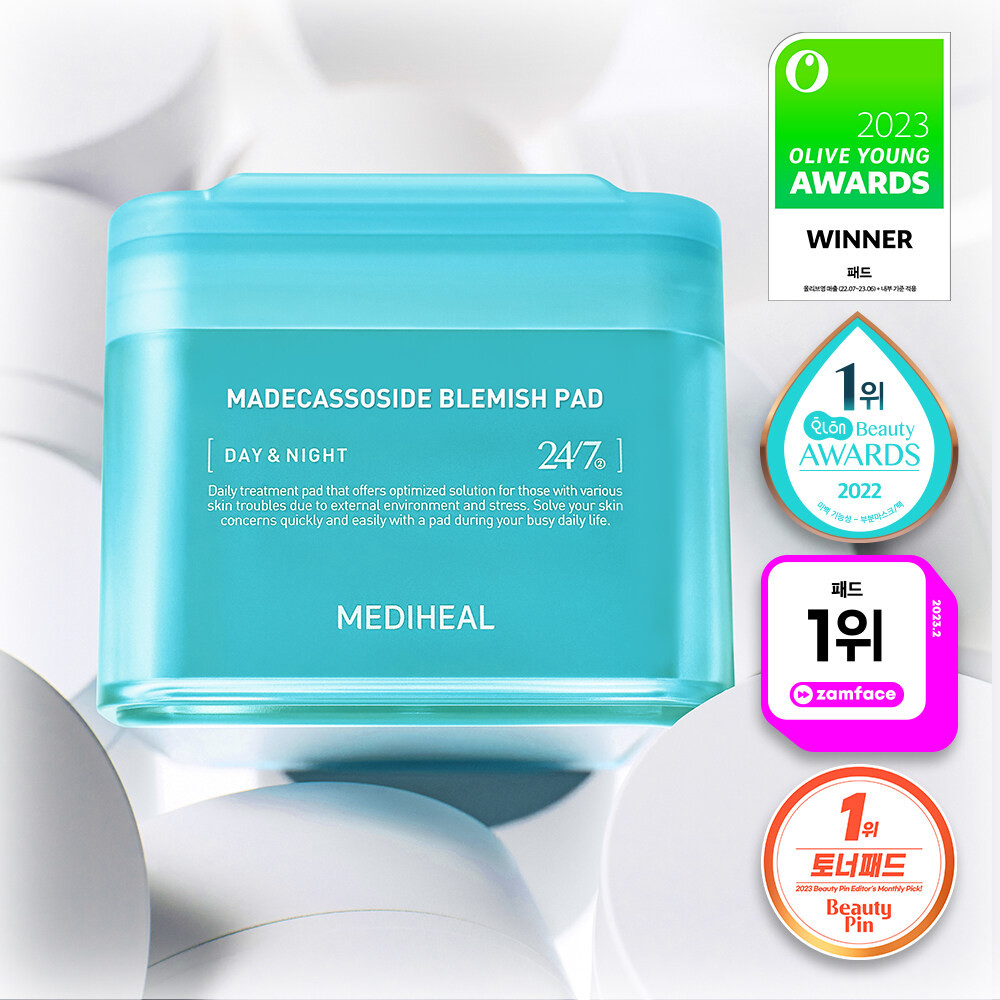 MEDIHEAL Madecassoside Blemish Pad 100 Pads | Olive Young Global