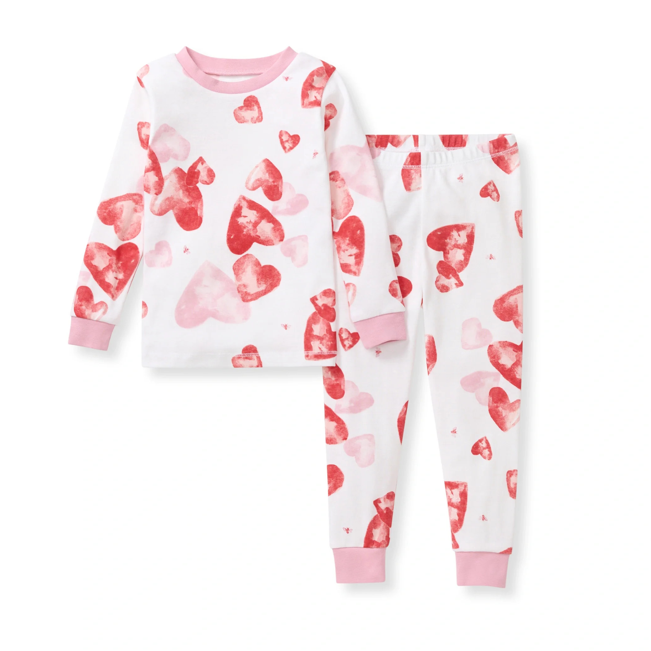 I Heart You Organic Cotton Two-Piece Pajamas | Burts Bees Baby