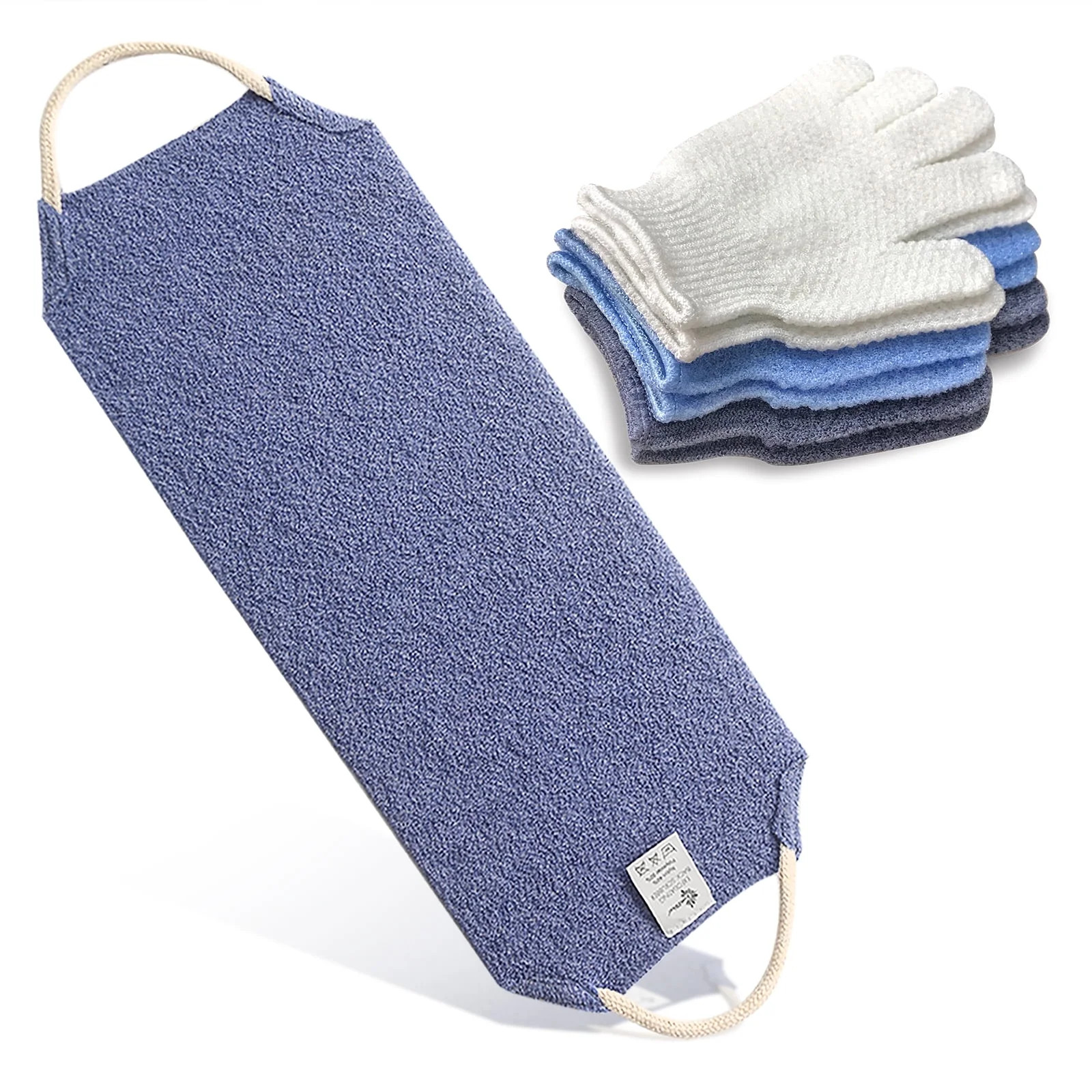 EvridWear Exfoliating Back Scrubber with Handles for Body Shower Deep Cleans Skin Adult Men Women... | Walmart (US)