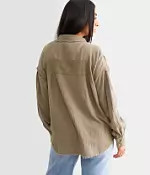 Pieced Waffle Knit Boyfriend Shirt | Buckle