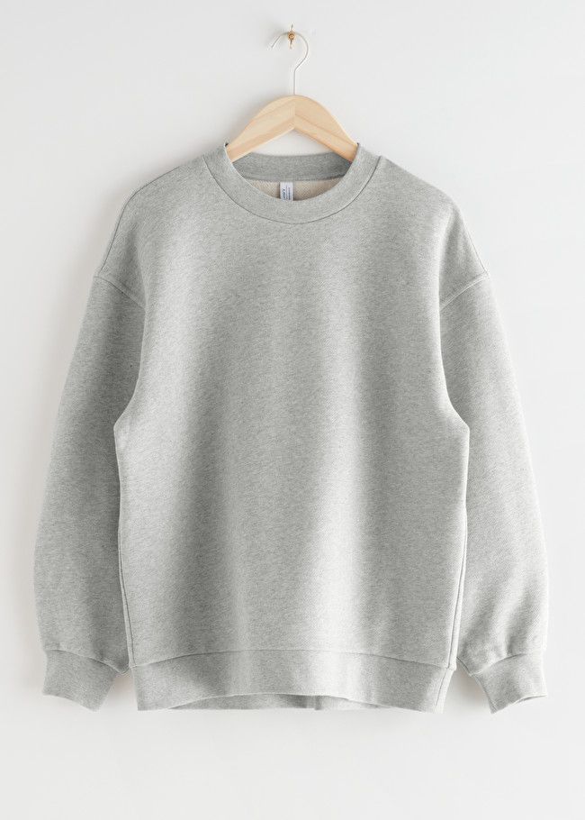 Long Relaxed Cotton Sweater | & Other Stories (EU + UK)