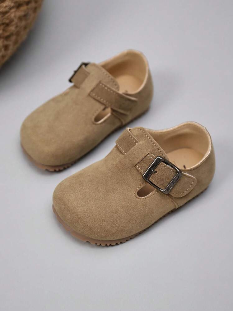 1pair Fashionable Flat Shoes For Baby Girls,Round Toe Simple Daily Versatile Slip-Ons With Comfor... | SHEIN