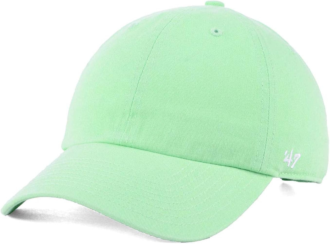 '47 Blank Classic Clean Up Cap, Adjustable Plain Baseball Hat for Men and Women – Light Green C... | Amazon (US)