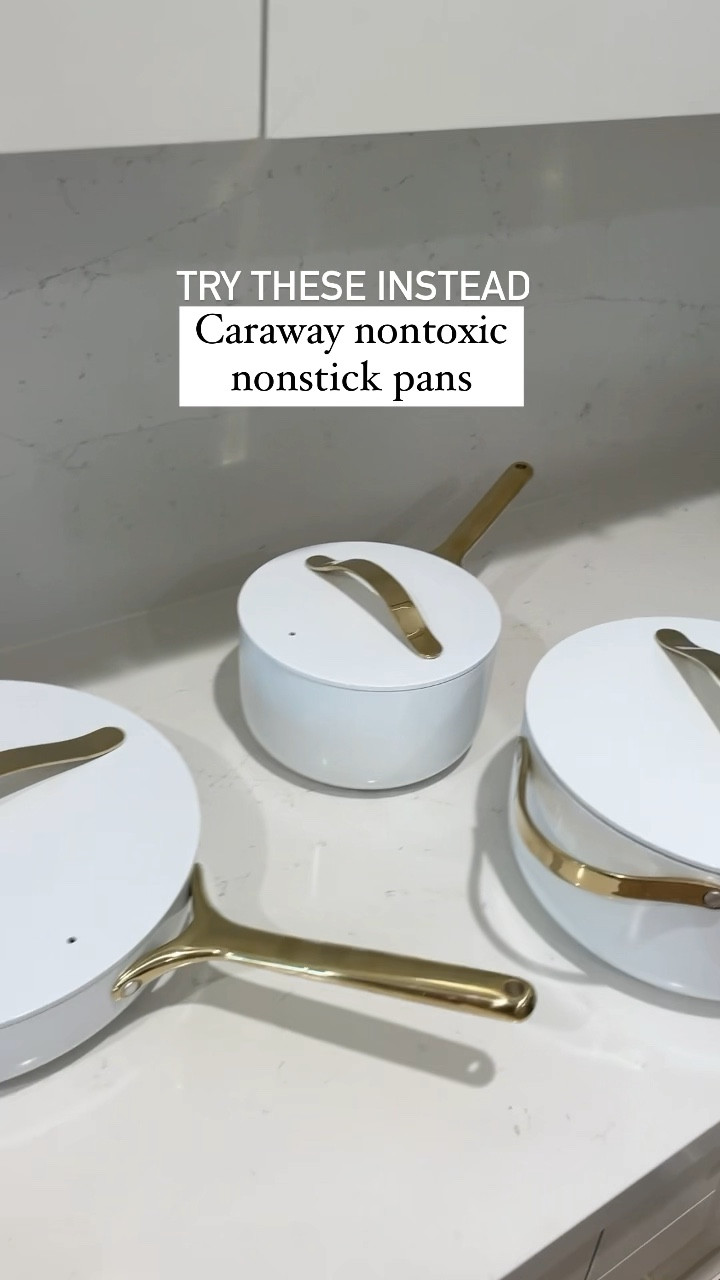 Upgrade your kitchen game and prioritize your health! Say goodbye to toxic pans and hello to caraway home - non-toxic, non-stick cookware that keeps your meals chemical-free. Cook with confidence and peace of mind. 🍳

#LTKVideo #LTKhome #LTKfamily