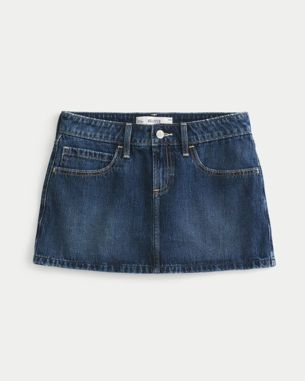 Damen Low Rise Mini-Skort in dunkler Waschung | Damen Unterteile | HollisterCo.com | Hollister (EU)