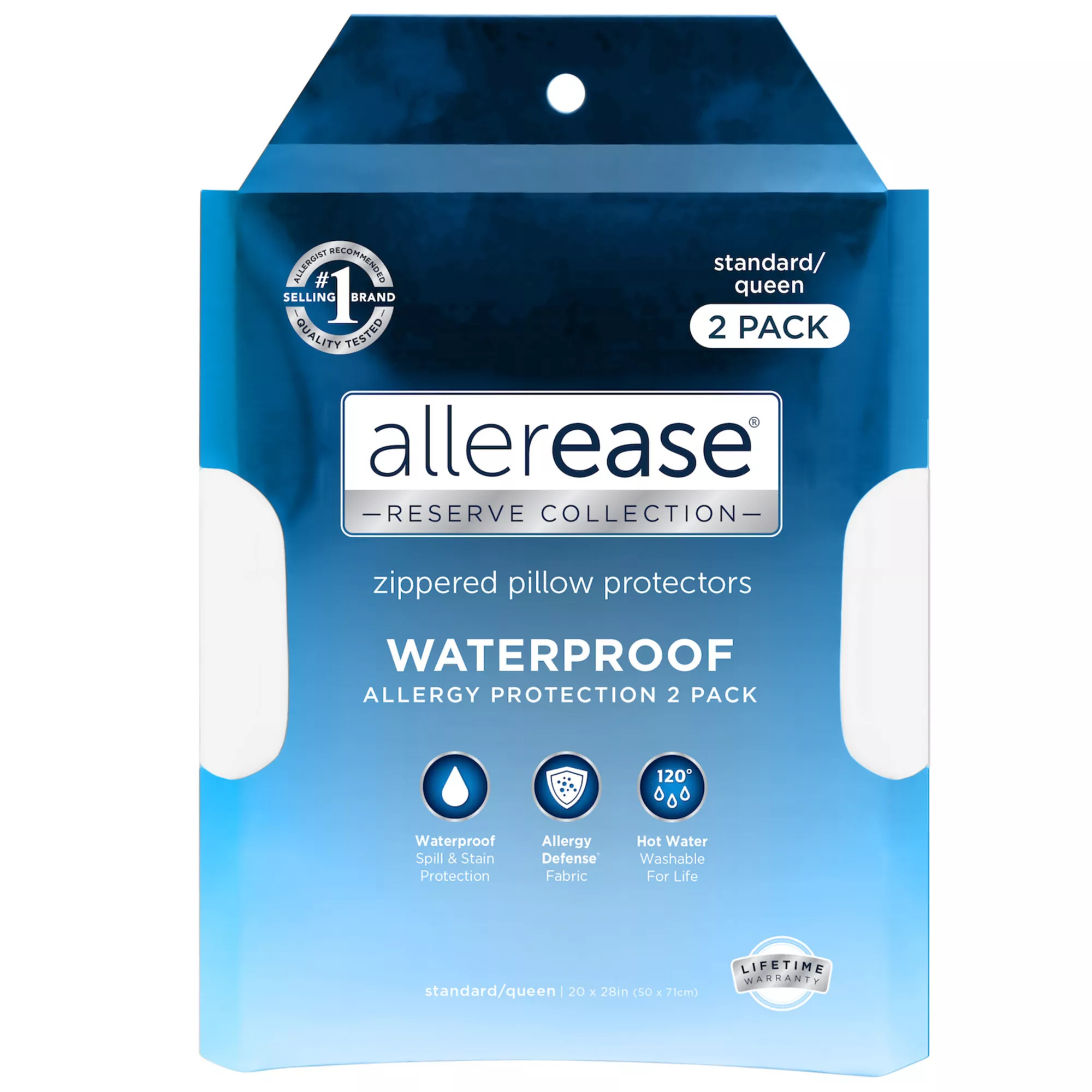 AllerEase Reserve 2-pk. Waterproof Pillow Protectors | Kohl's