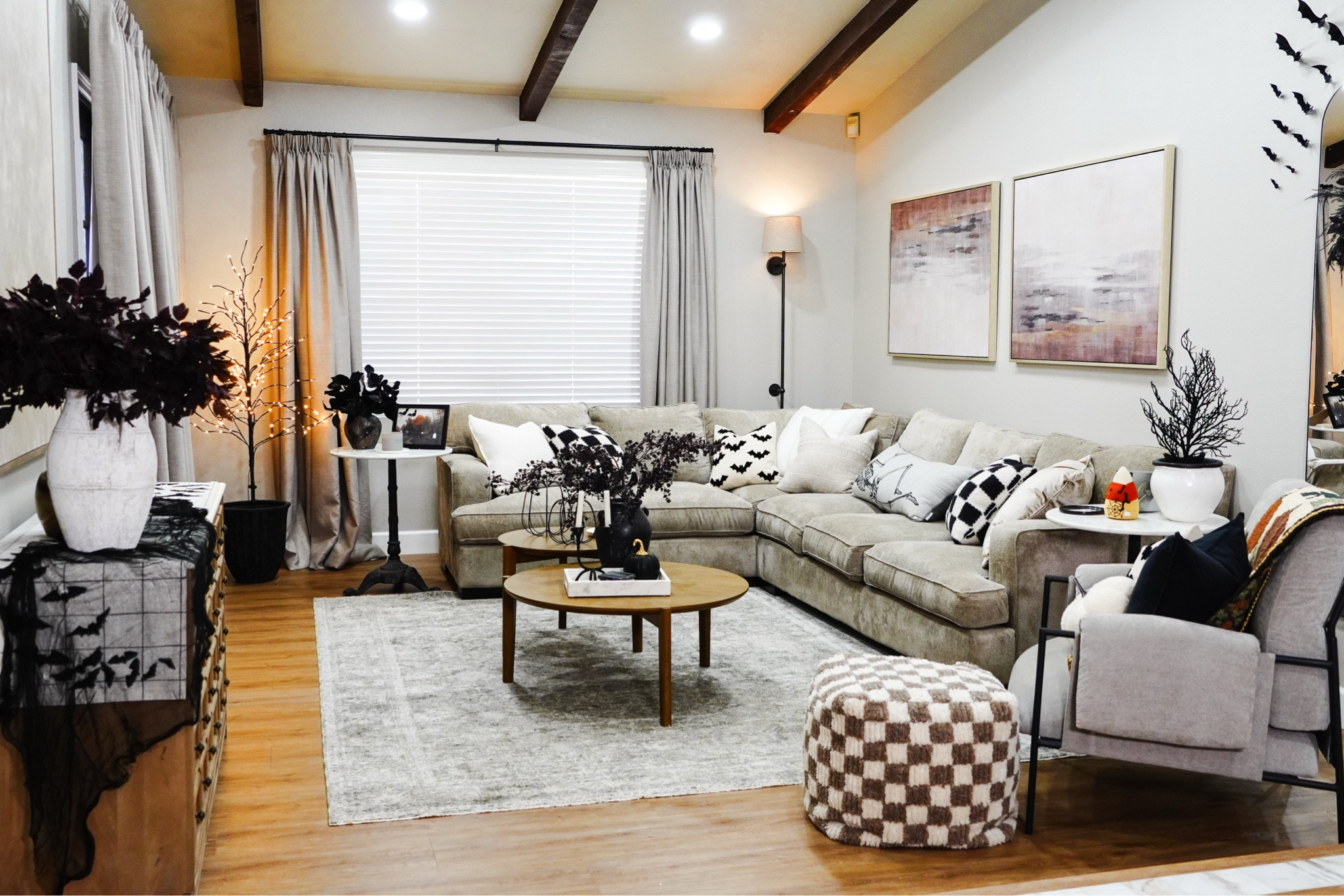 Spooky Chic Halloween Living Room Style! Linked everything that I could from my Halloween House Tour! 

#LTKHoliday #LTKHalloween #LTKSeasonal