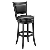 Ball & Cast Swivel Pub Height Barstool 29 Inch Seat Height Cappuccino Set of 1 | Amazon (US)