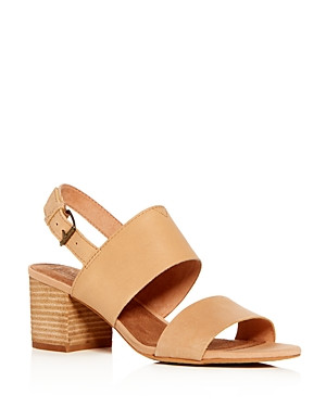 Toms Women's Poppy Leather Slingback Block Heel Sandals | Bloomingdale's (US)