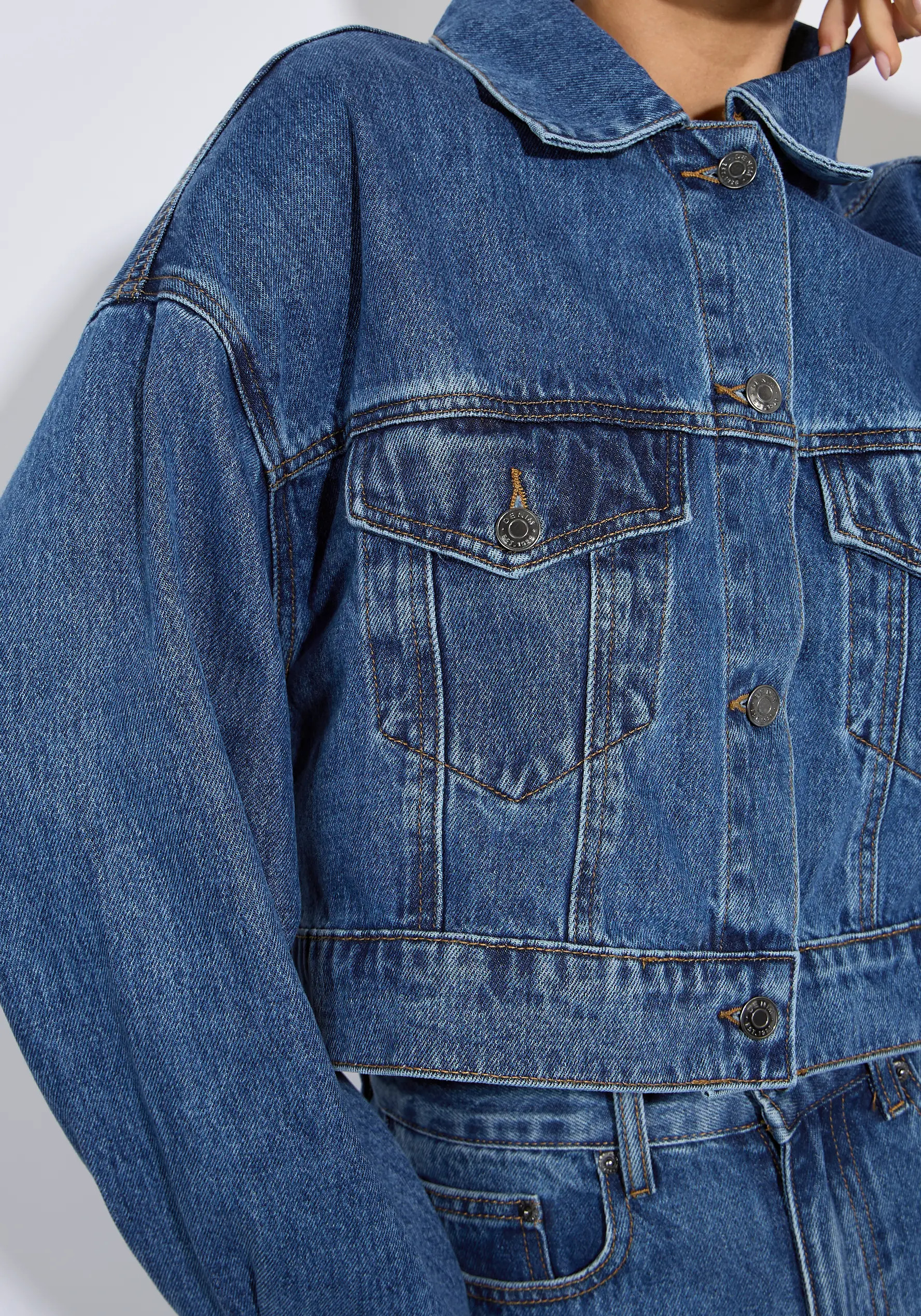 Cropped Denim Jacket | Glassons (Australia)