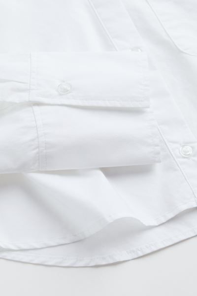Cotton Crop Shirt | H&M (US + CA)