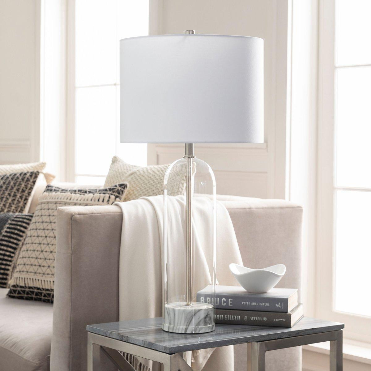 Clara Table Lamp - Faux Marble | Shades of Light