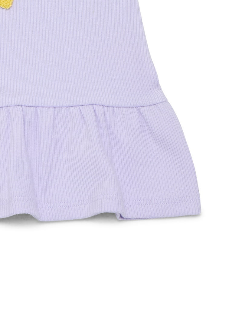 Wonder Nation Baby Girl Peplum Tee, Sizes 0-24 Months | Walmart (US)