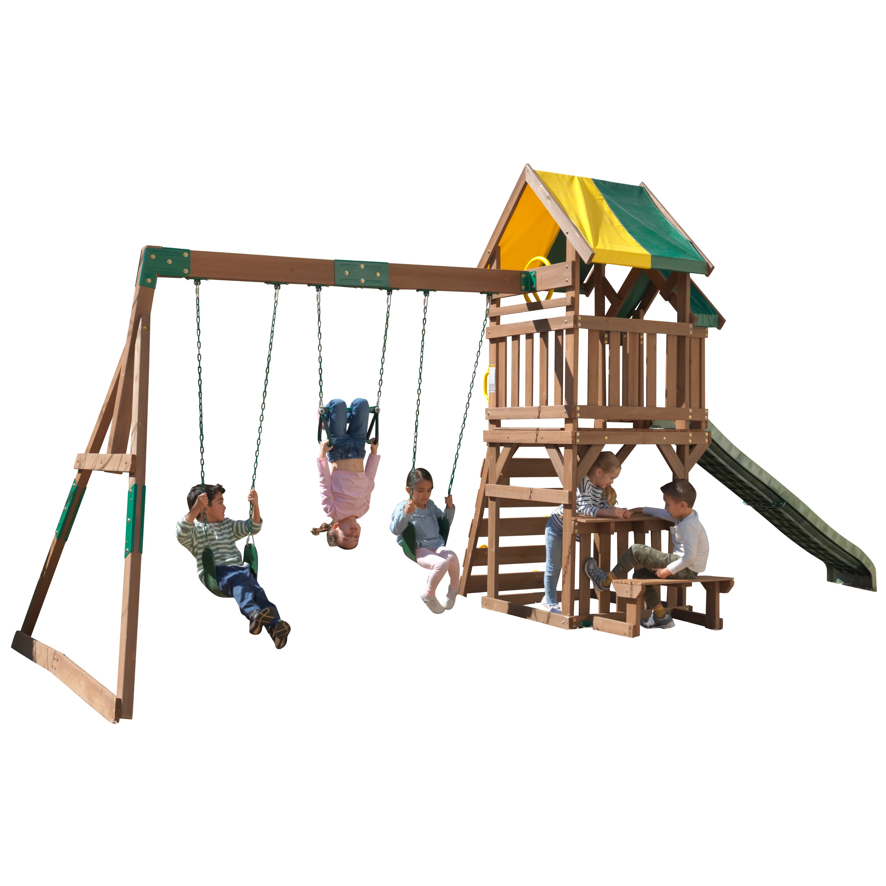 KidKraft Arbor Crest Deluxe Swing Set | Walmart (US)