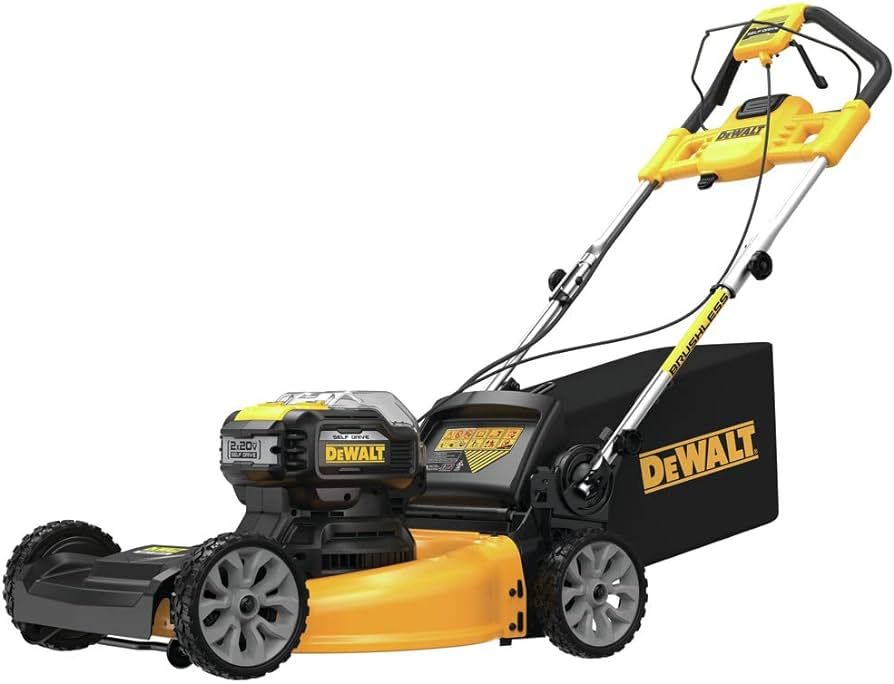 DeWALT 20V Self Propelled 21.5 Inch Automatic Brushless Lawn Mower Cordless Machine Battery Power... | Amazon (US)