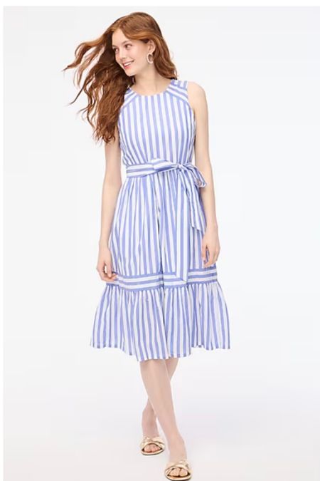 Striped midi dress, spring dress, Easter dress

#LTKfindsunder100 #LTKover40 #LTKSeasonal