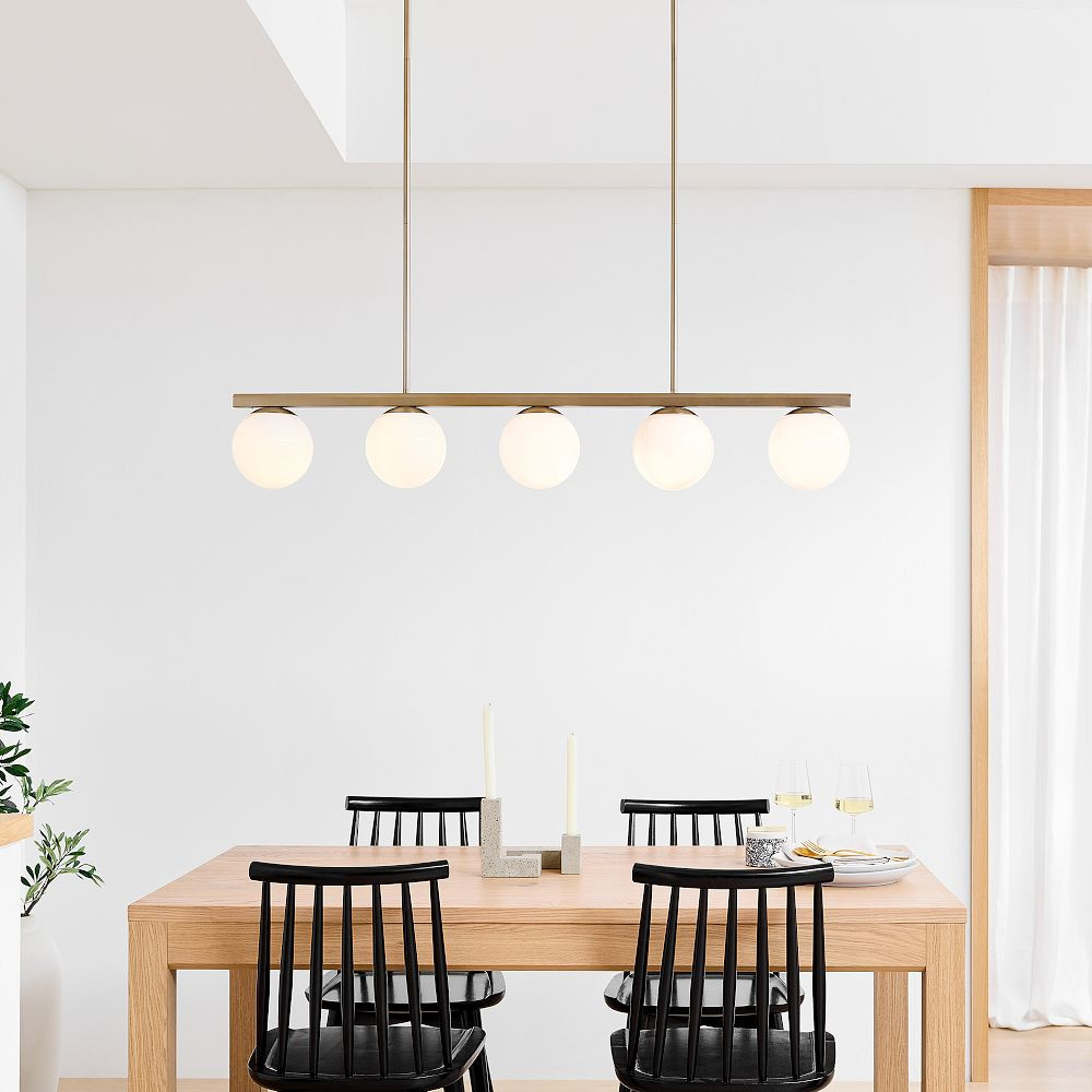 Hayes Linear Chandelier (45") | West Elm (US)
