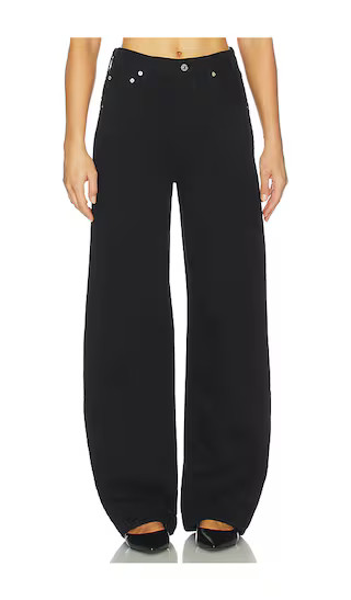 Ayla Baggy Jeans in Solid Black | Revolve Clothing (Global)