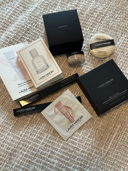 Laura Mercer Friends & Family Sale is now thru 5/23. These are all the goodies available on sale . Recommend the pressed powder. 

#LTKStyleTip #LTKBeauty