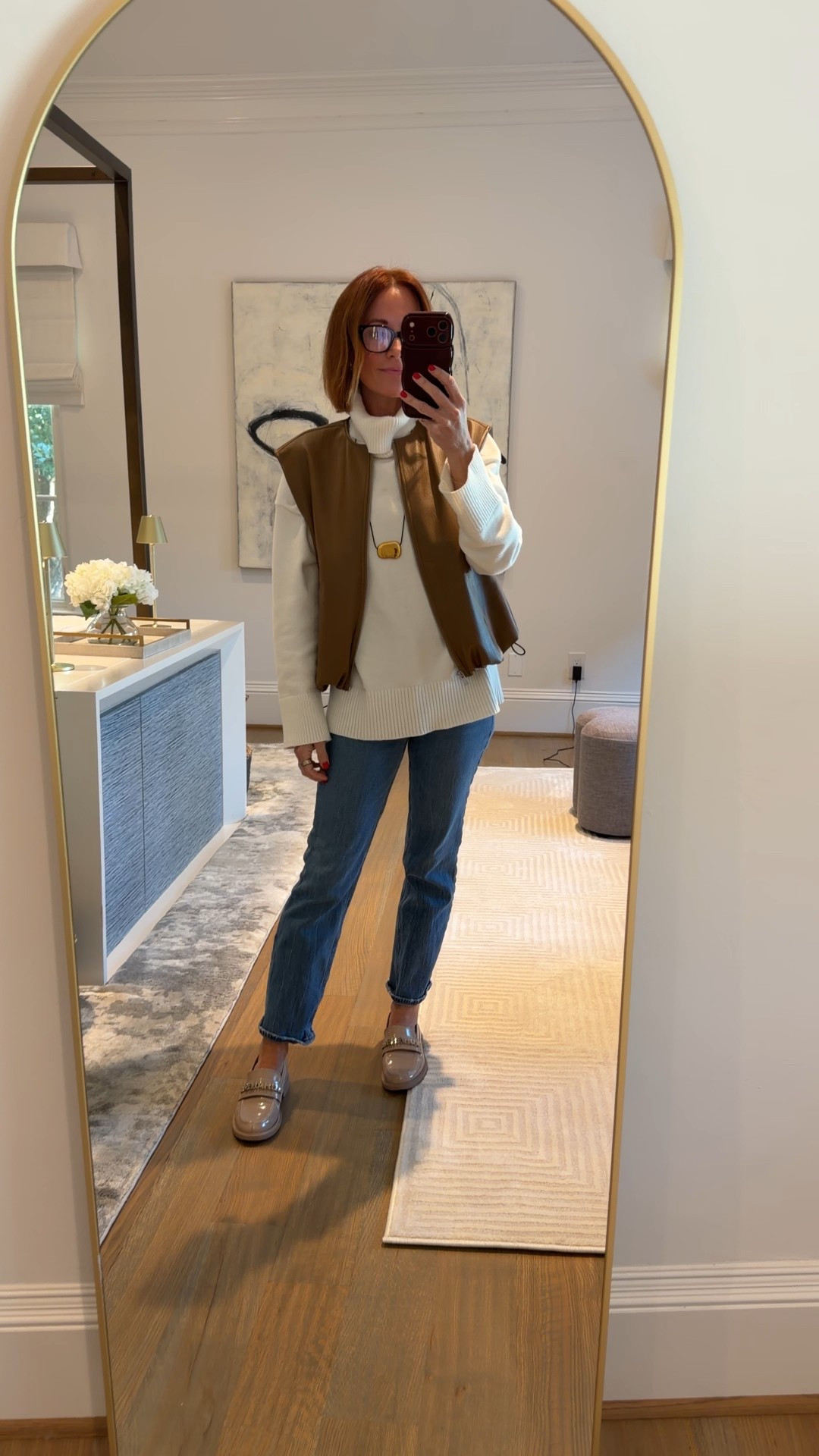 Cozy winter layers I keep reaching for 🤍
This chunky turtleneck + vest combo is the perfect “I want to look put-together but also kinda like I’m wrapped in a blanket” outfit. Paired it with easy straight-leg denim and my favorite neutral loafers — polished but still mom-on-the-go friendly.

Rounded up everything (and similar options) so you can recreate the whole look 

#LTKSaleAlert #LTKootd #LTKHoliday
