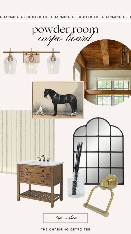 Our powder room mood board: inspiration for an upcoming reno! Modern minimalist lodge style

#LTKhome #LTKSeasonal