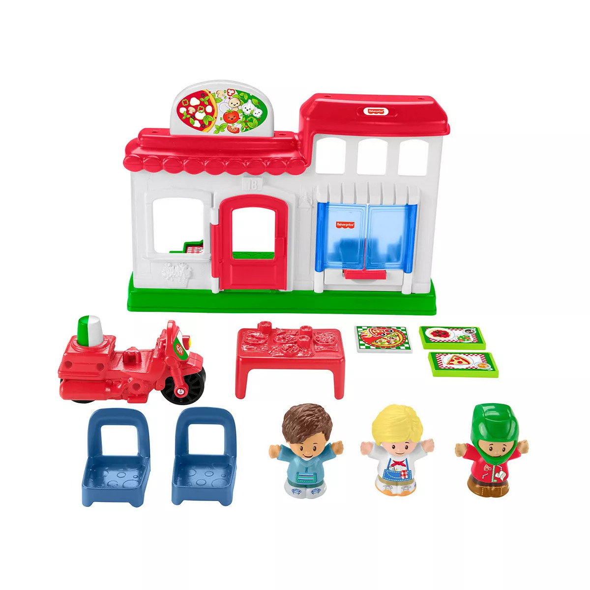 Little People Fisher-Price We Deliver Pizza Place Dollhouse and Accessories Set | Kohl's