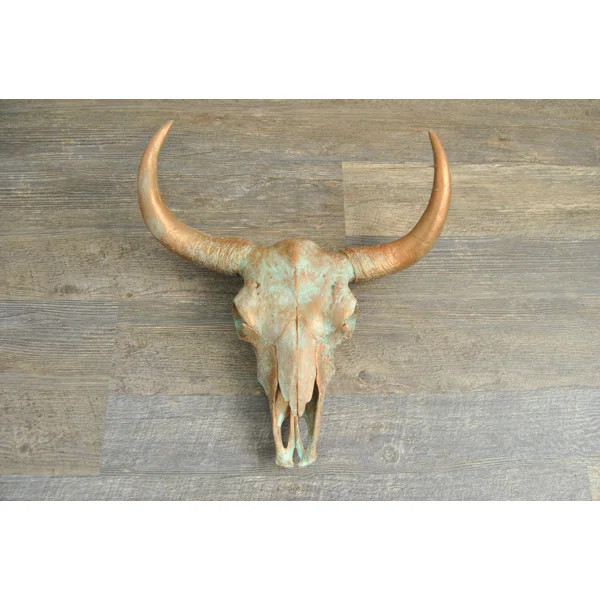 Faux Taxidermy Large Cow Skull Wall Décor | Wayfair North America