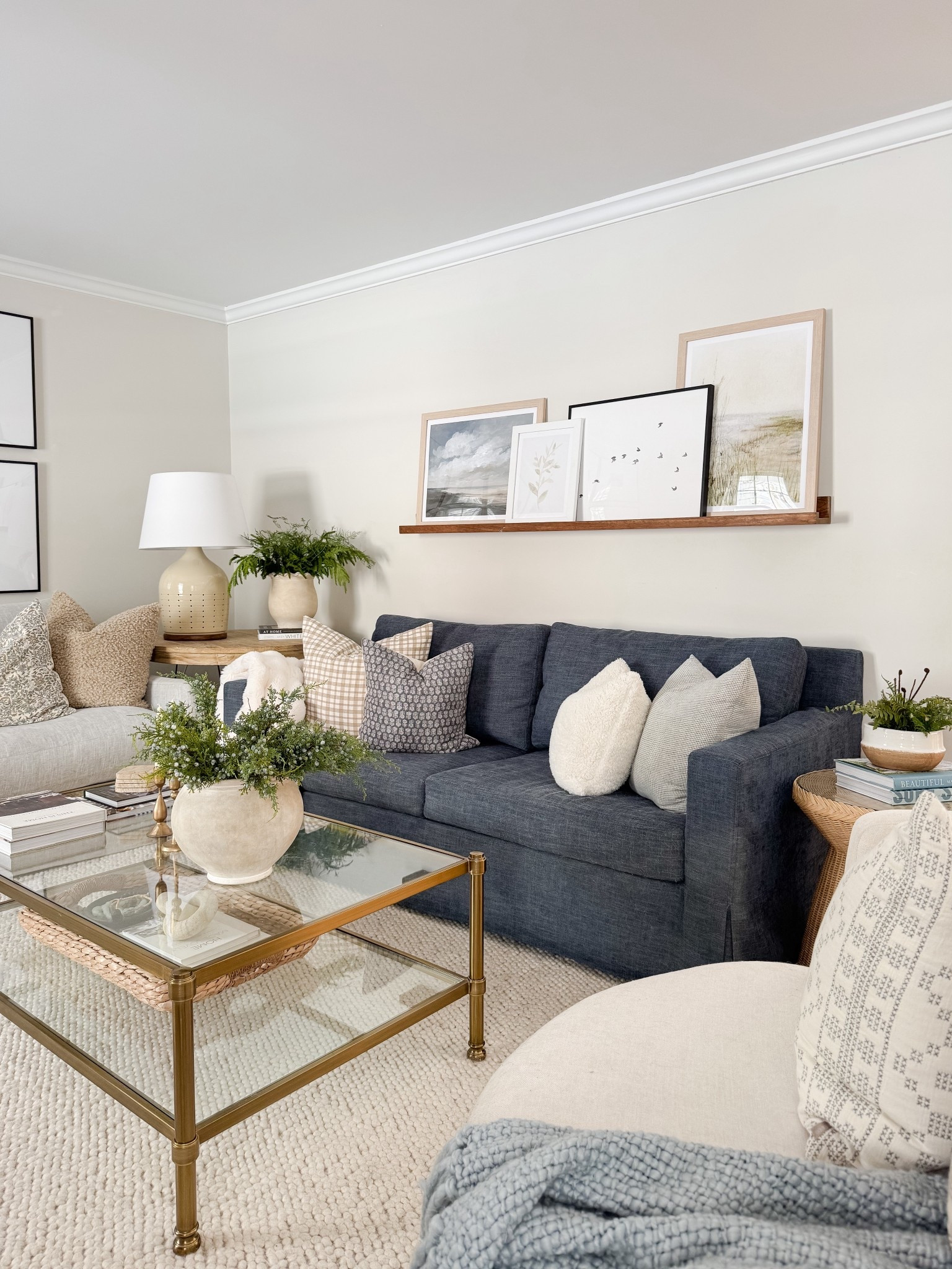 Cozy Living Area 

Neutral home  Home design  Coastal home  Trending home decor  Home styling  Living area gallery frames 

#LTKHome