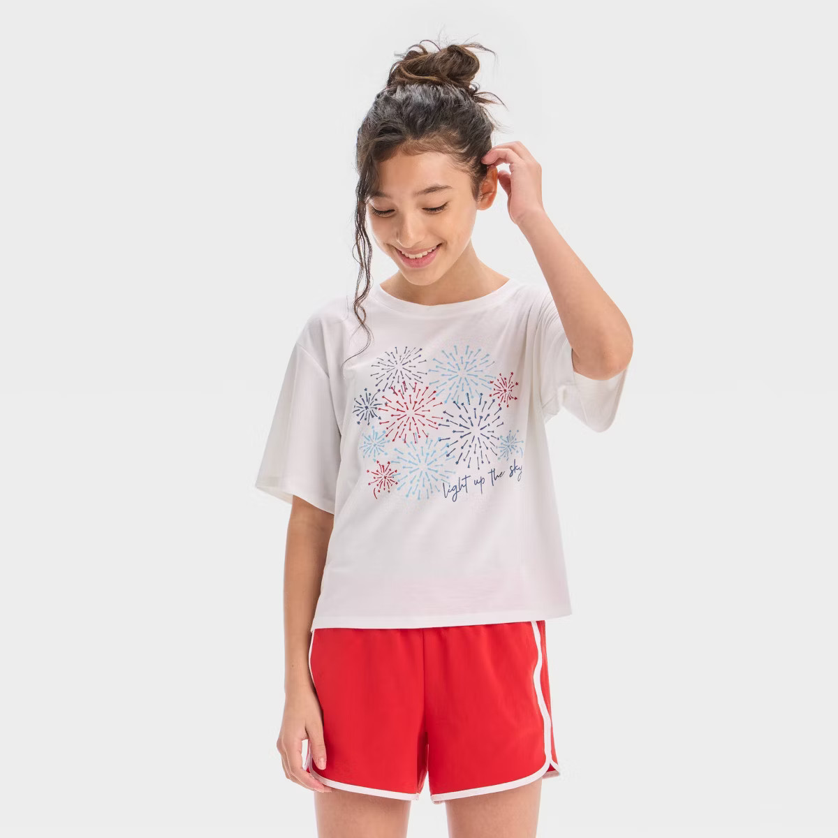 Girls' Short Sleeve T-Shirt - All In Motion™ | Target