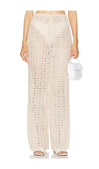 By Marianna Remy Pant in Natural Beige | Revolve Clothing (Global)