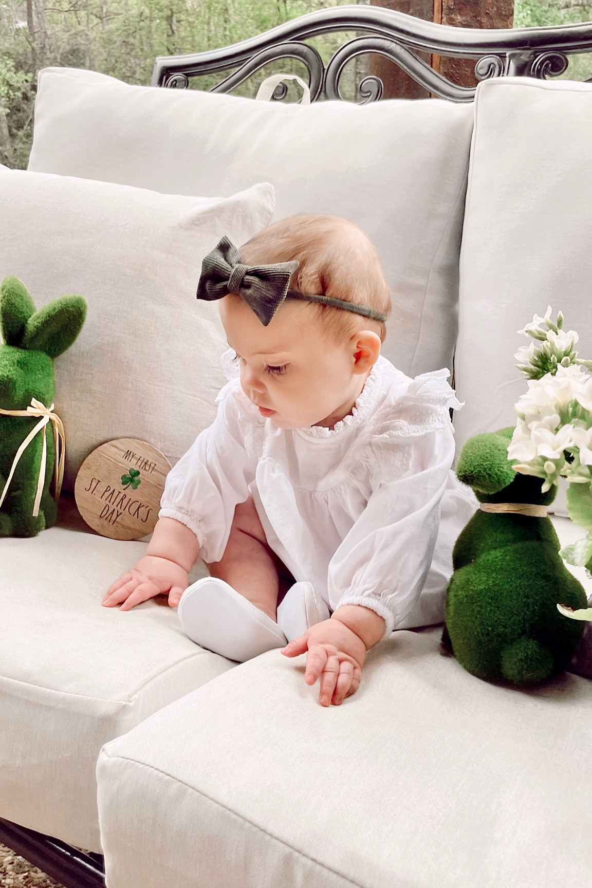 Baby outfit 
Easter baby girl outfit 
Baby bows
Easter bunny 
Easter decor
Beige patio cushions pillows
Baby holiday milestones 
Amazon finds 


#LTKbaby #LTKfamily #LTKhome