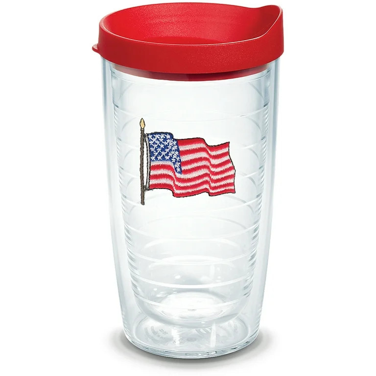 Tervis American Flag Made in USA Double Walled  Insulated Tumbler Travel Cup Keeps Drinks Cold & ... | Walmart (US)