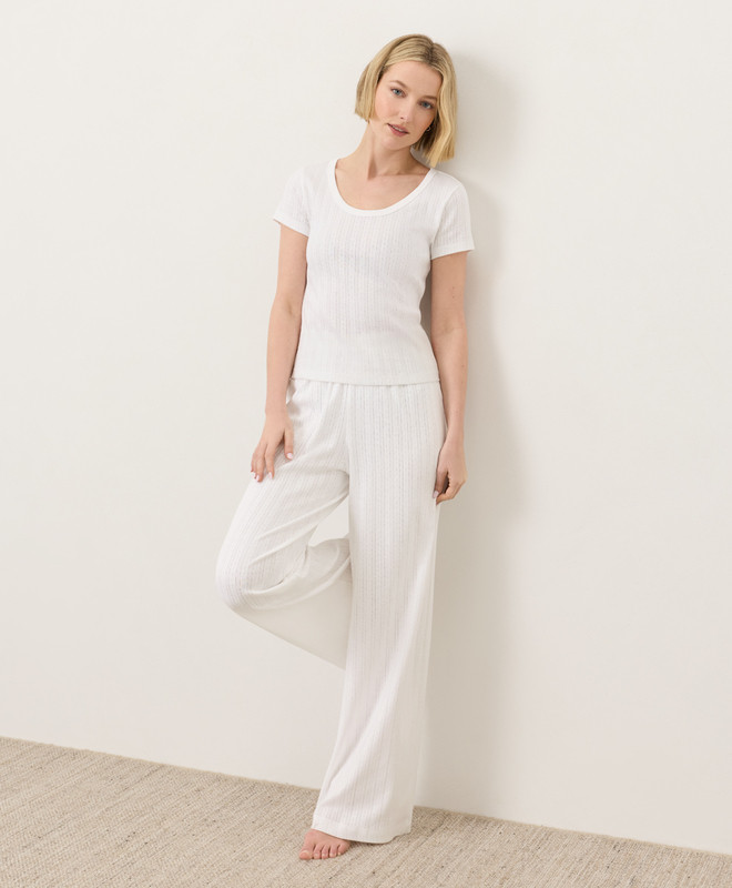 Women’s Pointelle Dawnlight Set made with Organic Cotton | Pact | Pact Apparel