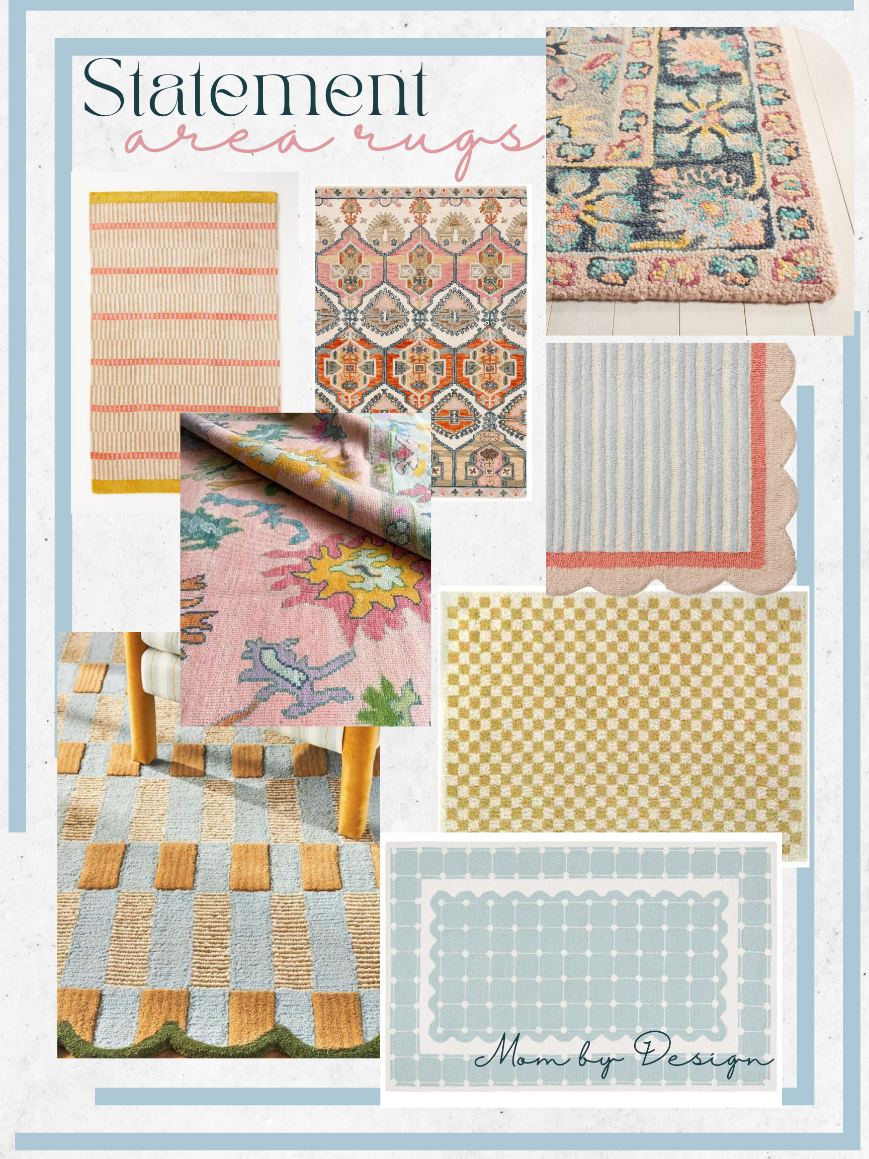 Area Rug Round-Up!

All these rugs pack a punch. If you're wanting to ground your space and not hold back on character or personality, these area rugs are for you.  

 #LTKHome