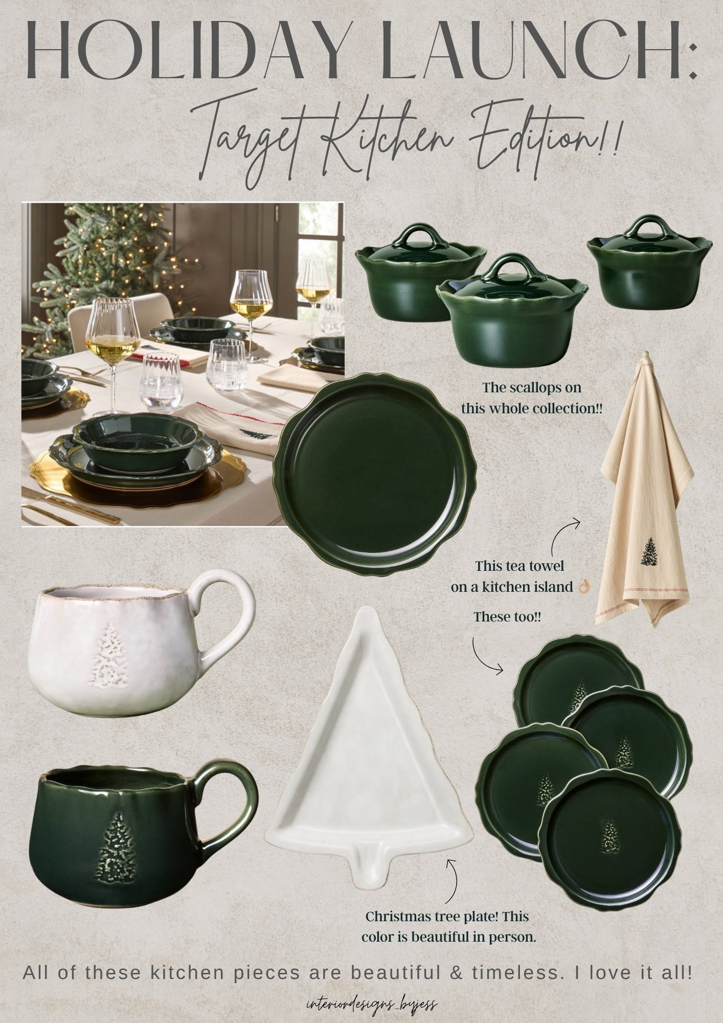 The target heath and hand Christmas launch is here and I am loving all these kitchen pieces! The appetizer plates with the scallops are perfect! The reflective glaze on these items is truly beautiful and the photos doesn’t do them justice! 

#LTKFindsUnder50 #LTKHome #LTKSeasonal