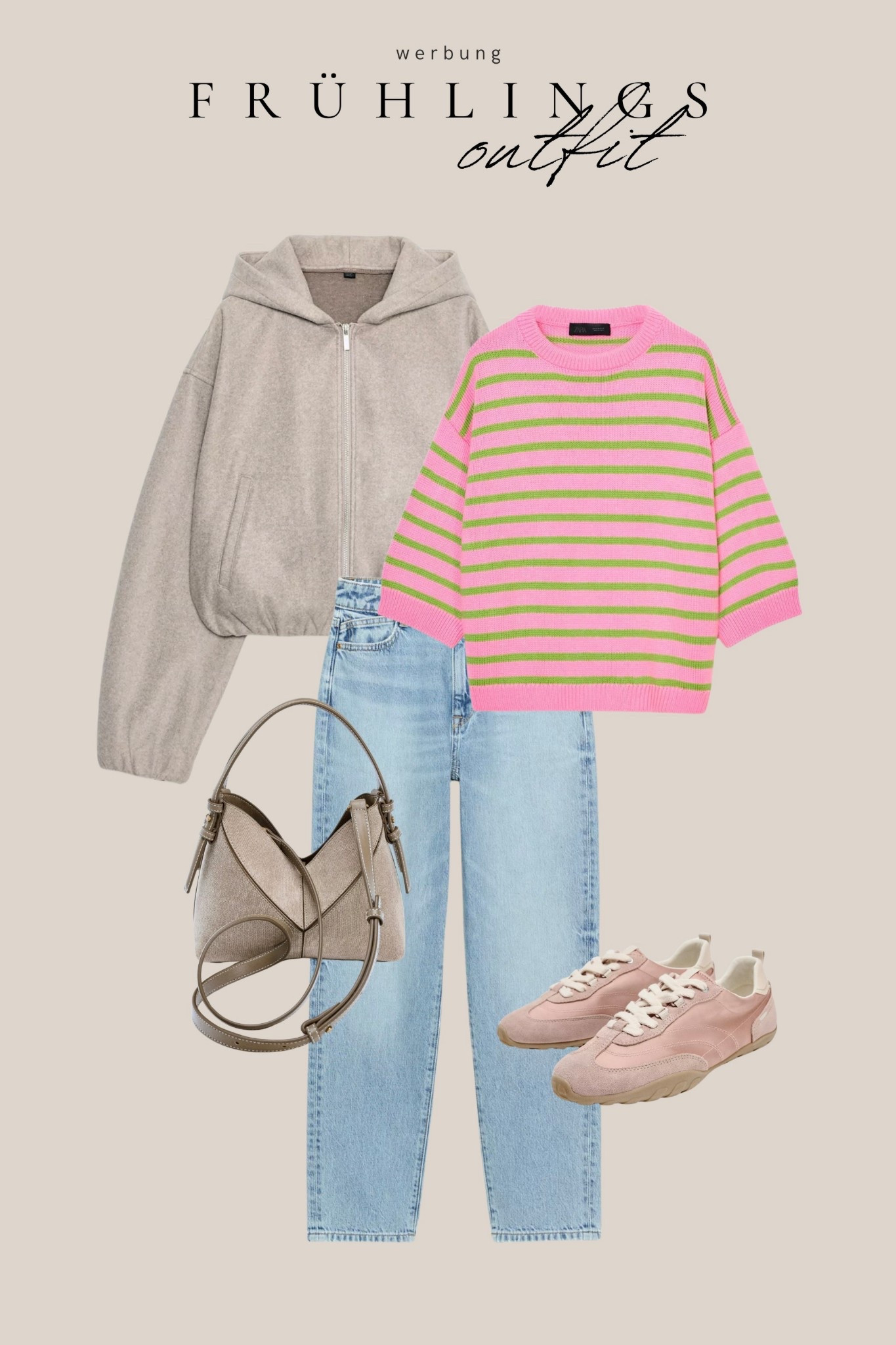 Ein erstes Frühlingsoutfit von Zara mit der beliebten Mom Jeans und dem gestreiften Pullover der neuen Kollektion.

#LTKstyletip #LTKjeans #LTKdeutschland