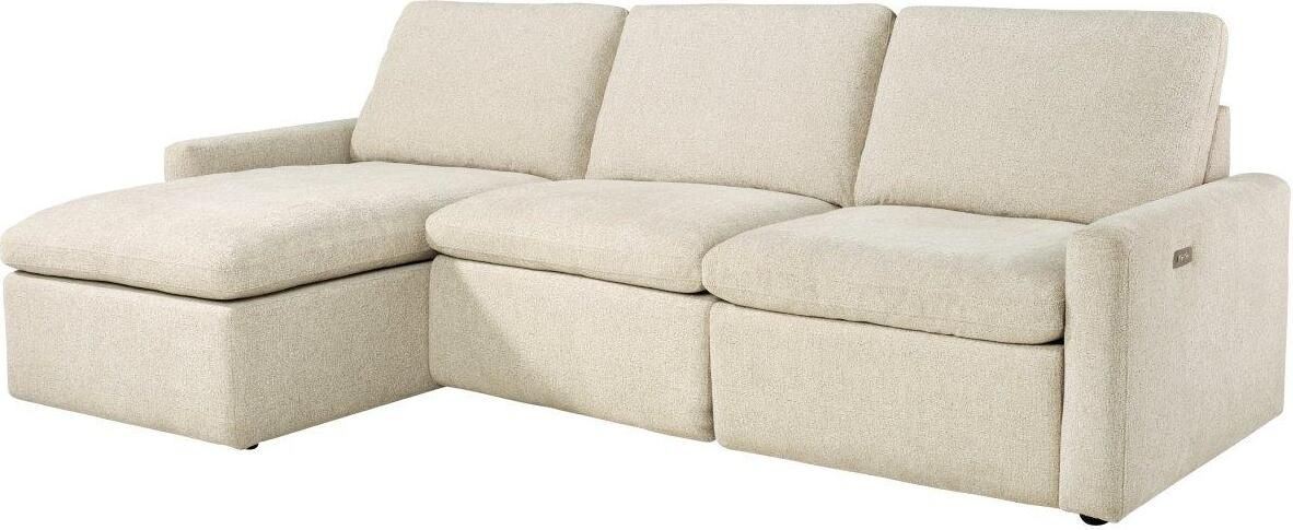Hartsdale 6-Piece LAF Power Reclining Sectional In Linen | 1stopbedrooms